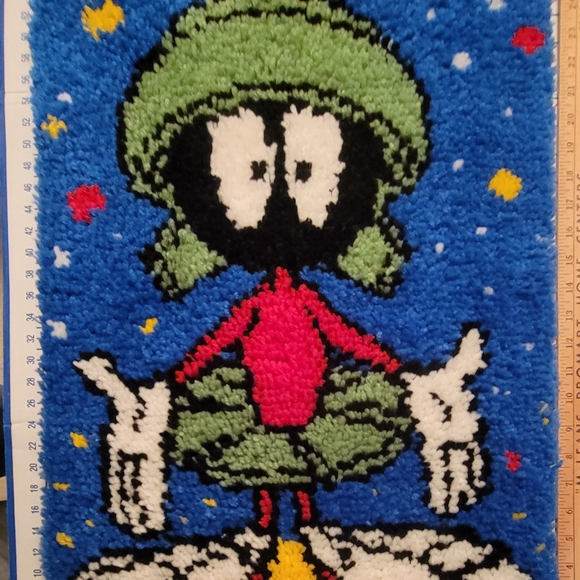 Vintage Marvin the Martin, rug hooking handmade - Picture 2 of 3